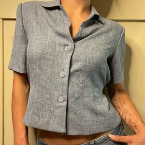 Vintage button down blouse